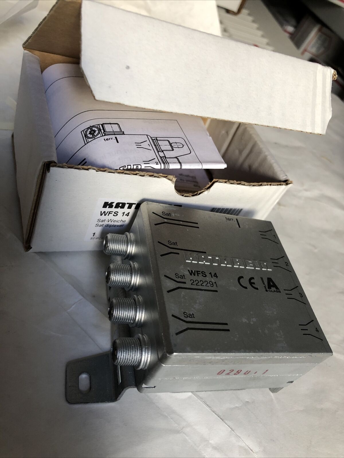 New Kathrein Wfs 14,222291 Diplexer Feed-In 5X4 Wfs14,Fe