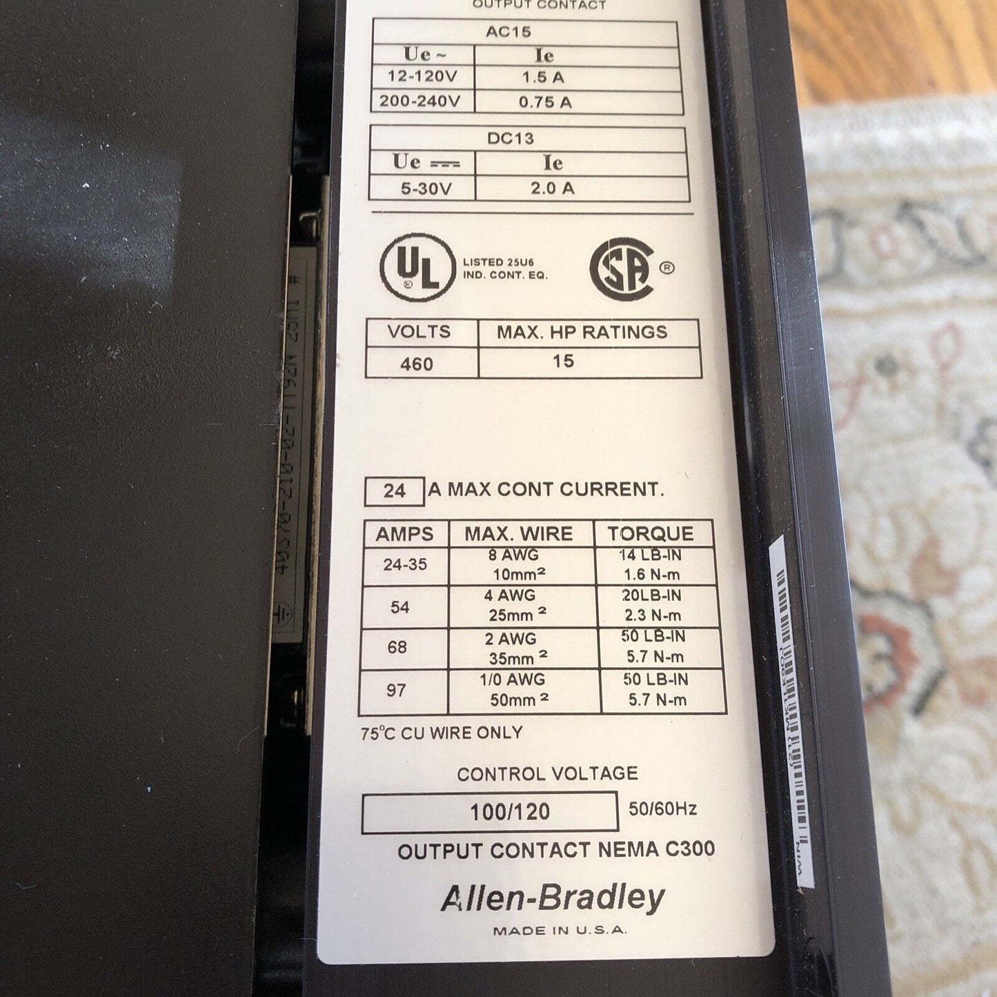 New Allen Bradley 150-A24nb-Nd A,Smc-2 Motor Controller,150A24nbnd,150 A24nb,Ea