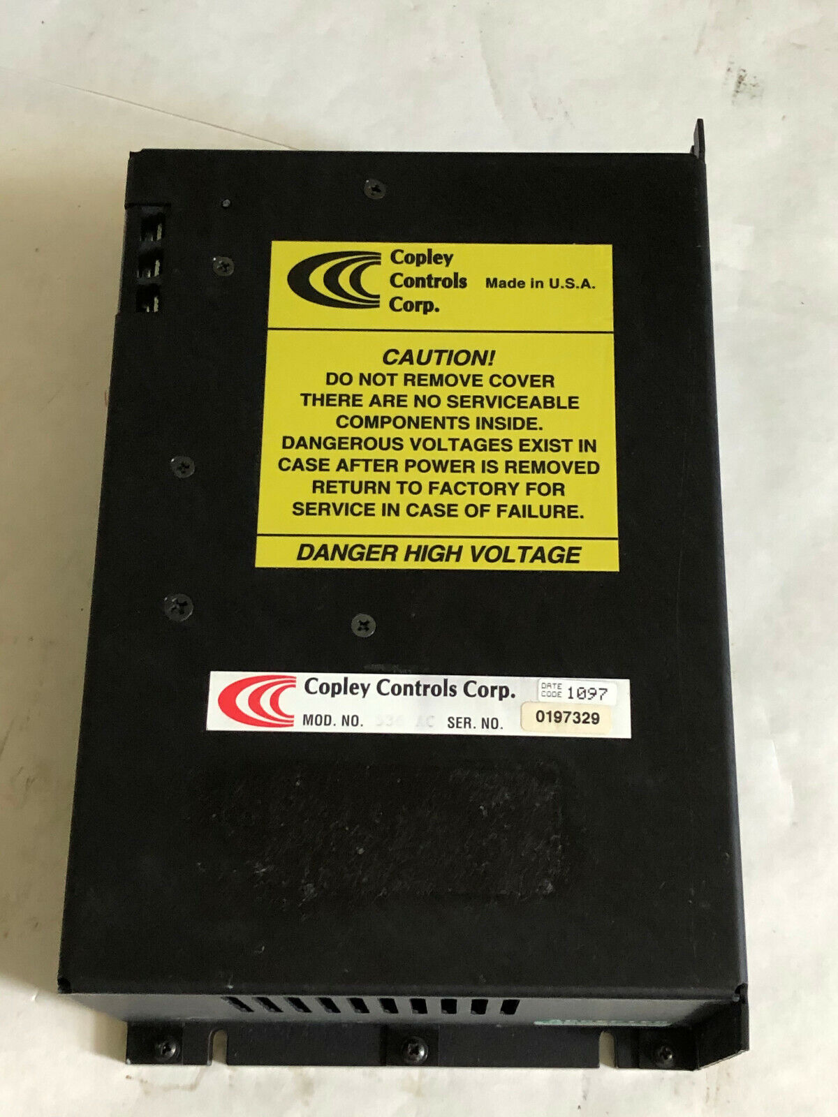 Copley Controls 536Ac Servo Drive/Amplifier 240Vac 1Ph,15A Rms 47-63,Ap