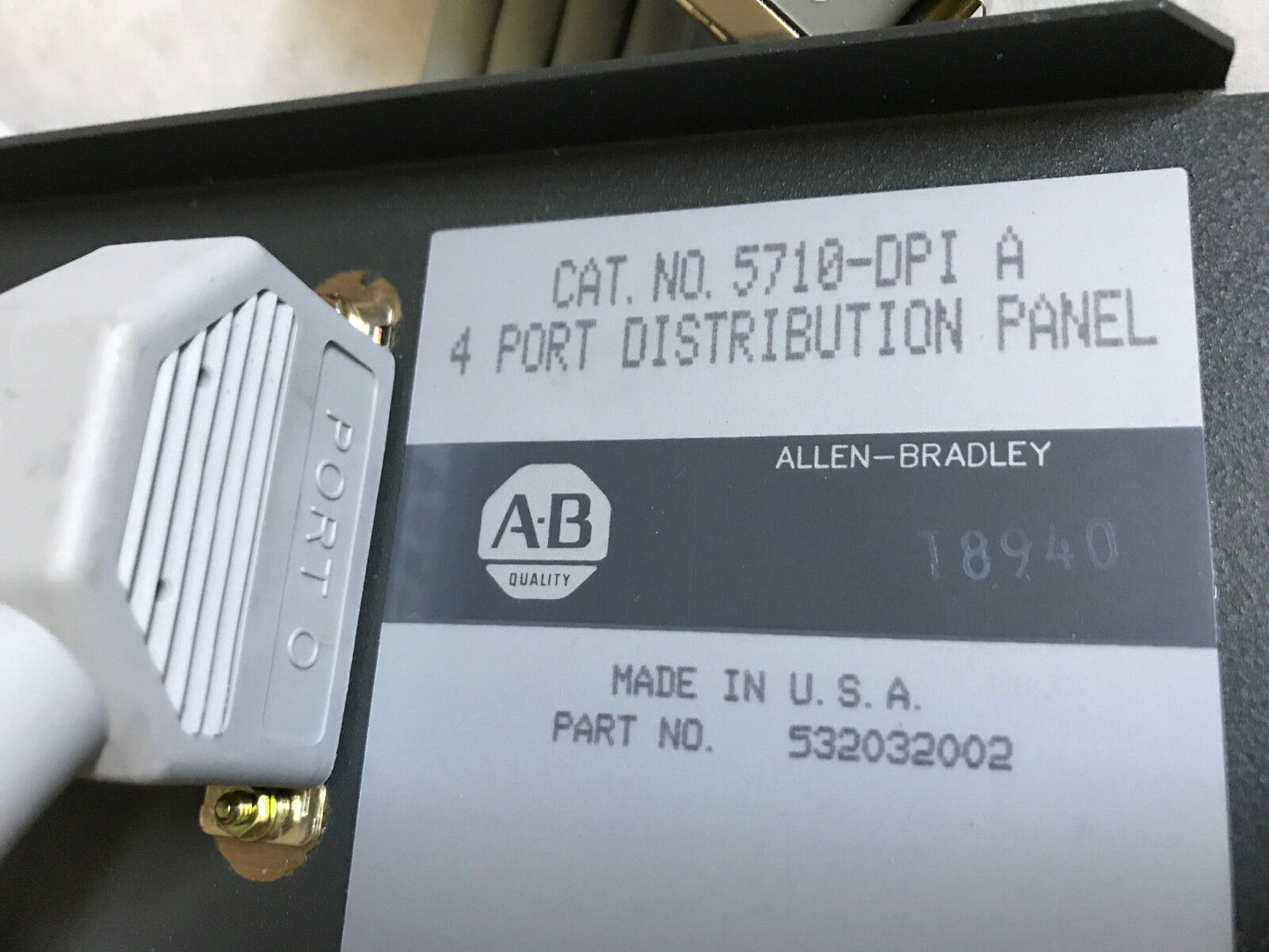 New Allen-Bradley 5710-Dpi,530045102, 4-Port Distribution Panel ,Ag