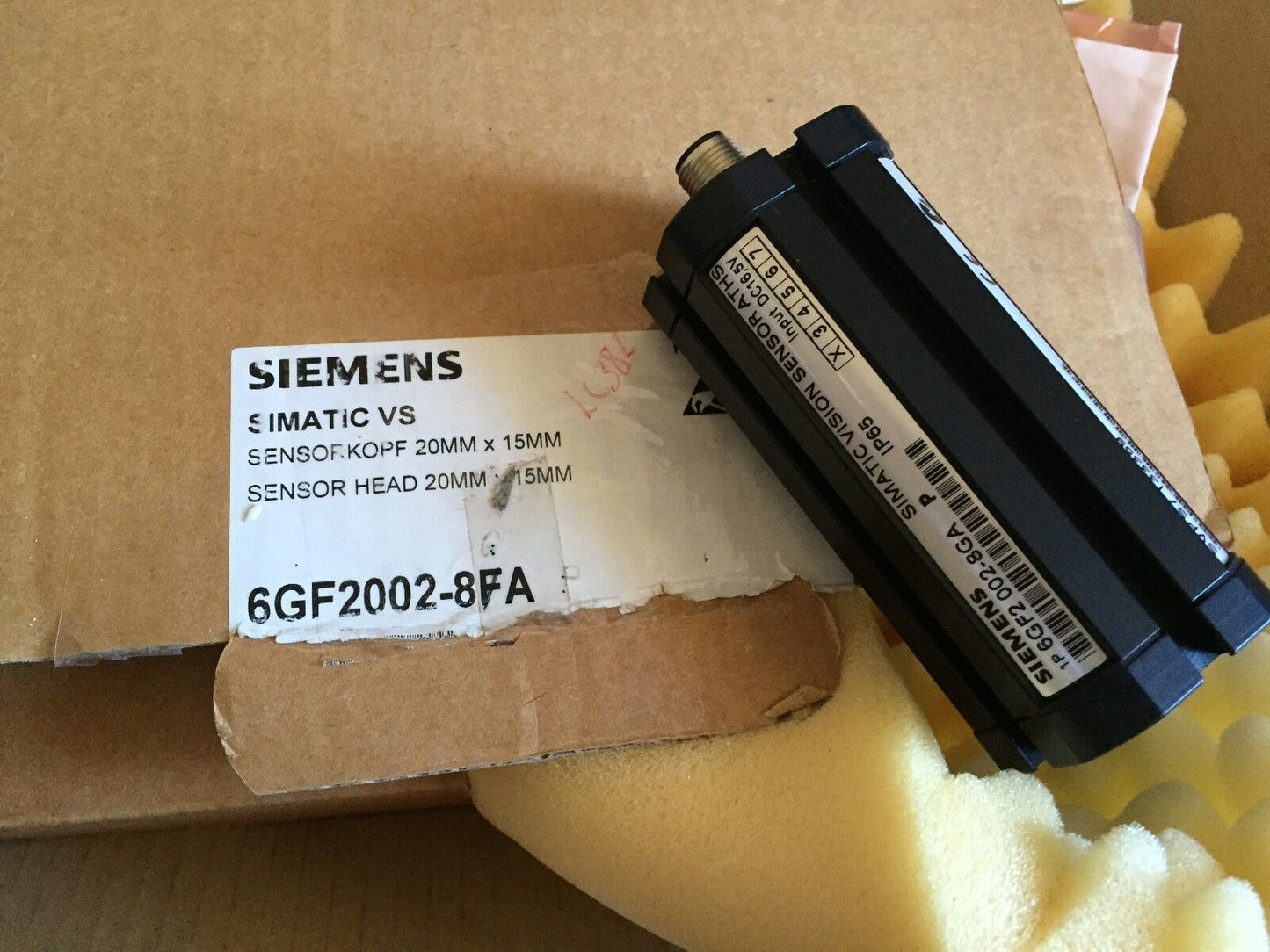 Siemens 6Gf2002-8Ga,1P 6Gf2 002-8Ga,Svps7 133359 Sensor Head Simatic Vs,Fi,Sf,Bq