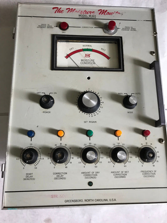 Moisture Monitor M-601 Model M-601 Analog Indicating Plc Controller Wet-Stop,Aa