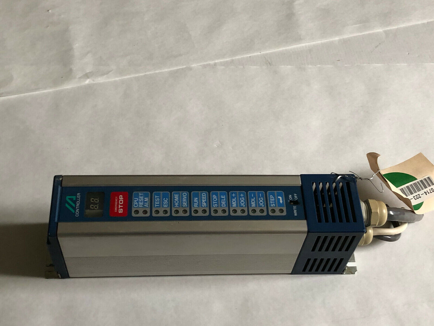 Ia Controller Pendant Operator Interface, Cpu Reset, Emergency Stop,Ek