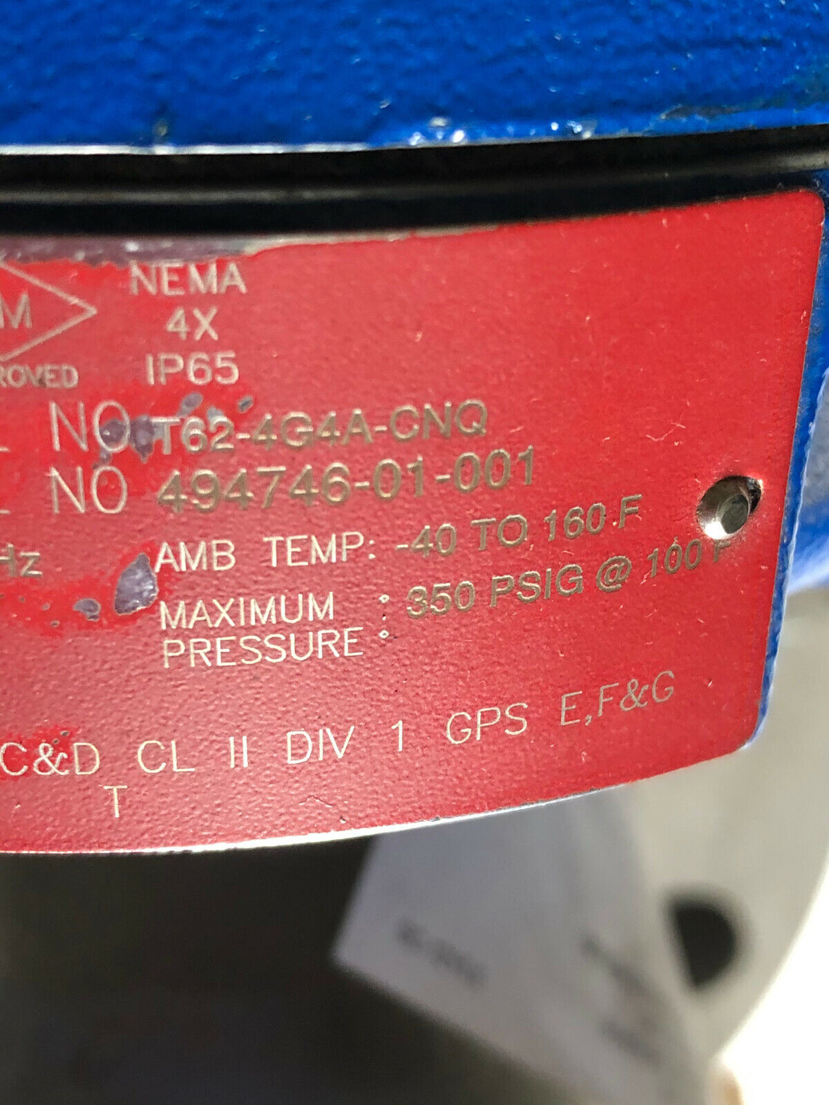 New Magnetrol T62-4G4a-Onq,T62-4G4a-Cnq,454888-1 Side Mounting Level Switch,Dl