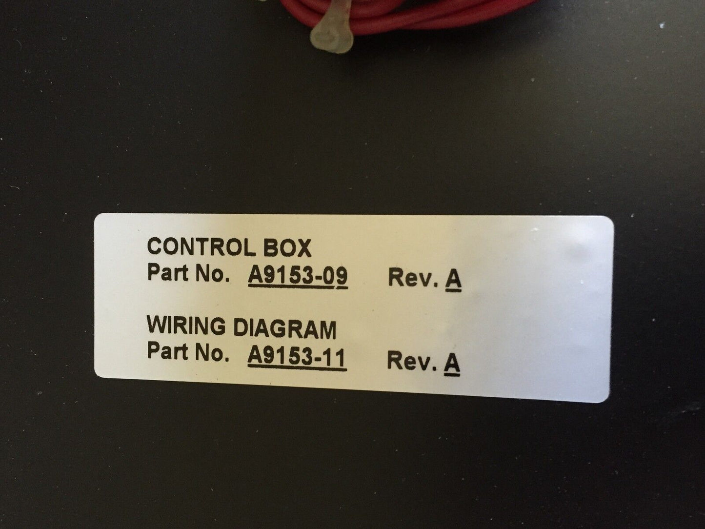 Conair A9153-09 Rev.A,A9153-11 Autoweigh Control Alarm Box 4 Station,A915309,Ti