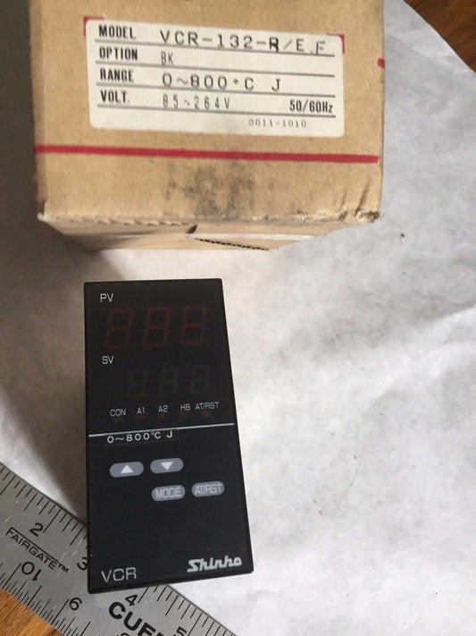 Shinko Vcr-132-R/E,Precision Vcr-138-R/E-F Temperature,Shinko Vcr,138-A/E F,Ea