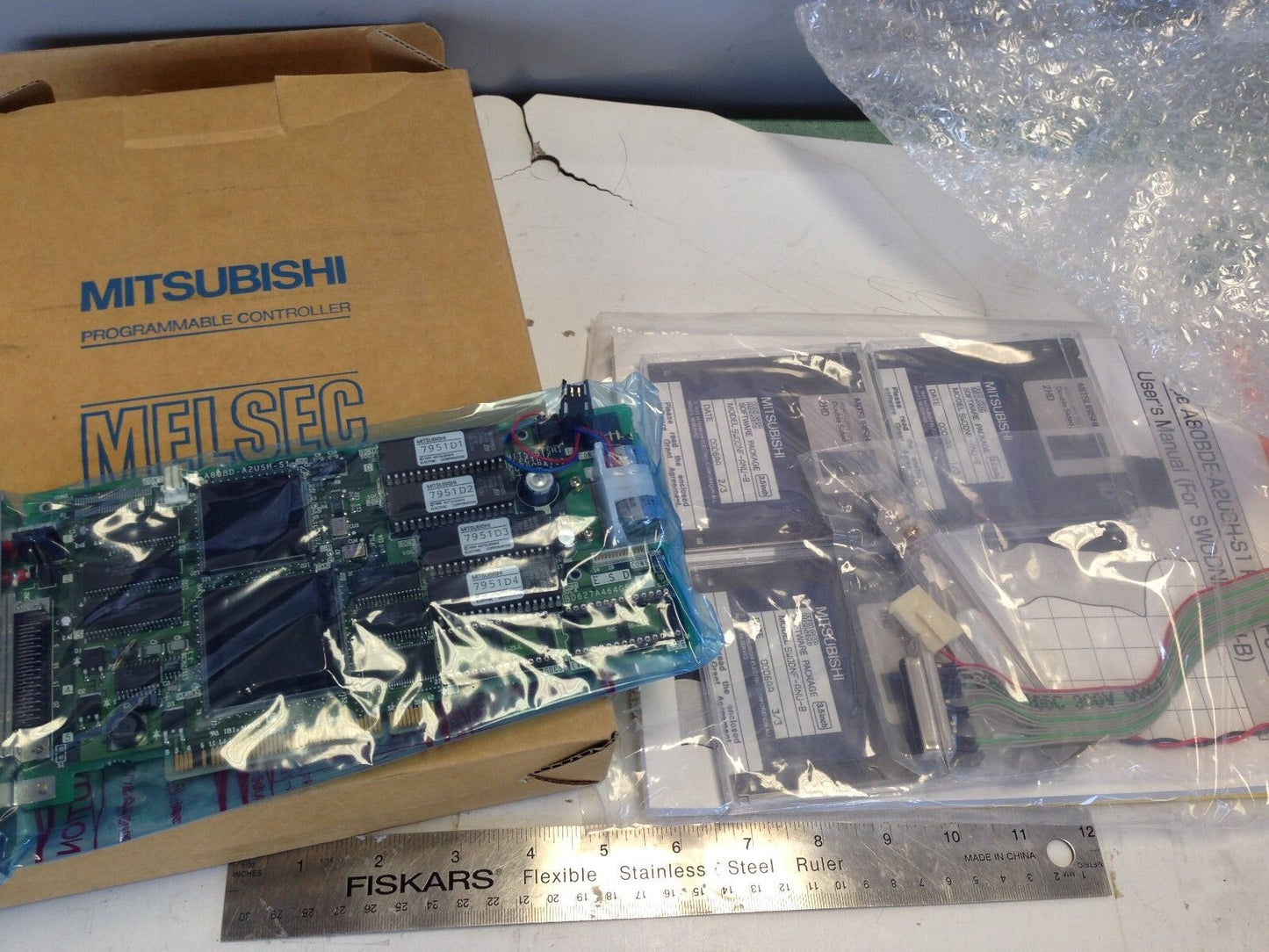 New Mitsubishi A80bde-A2ush-S1 A80bd-A2ush-S1 Pci Card A2ush-S1 Plc Cpu,Fl,Sv,Cw