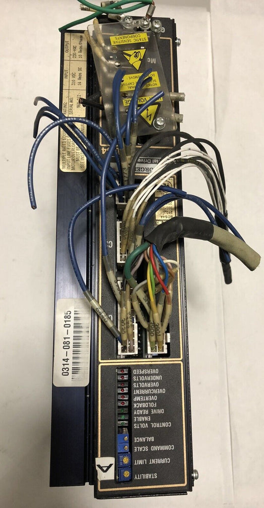Kollmorgen  Bds4a-210J-0001\204C2 Servo Drive, 10 Amp, 230Vac/310Vdc,En