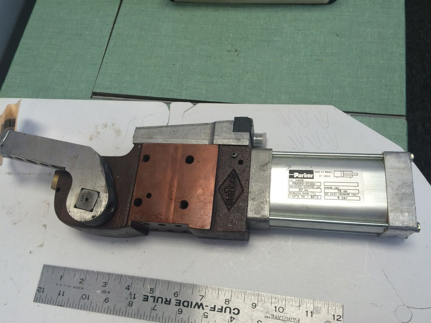 New Destaco 82G5n-612C907-217180A Clamp,Parker P82g50-3100U, 76Mm Stroke,Aj