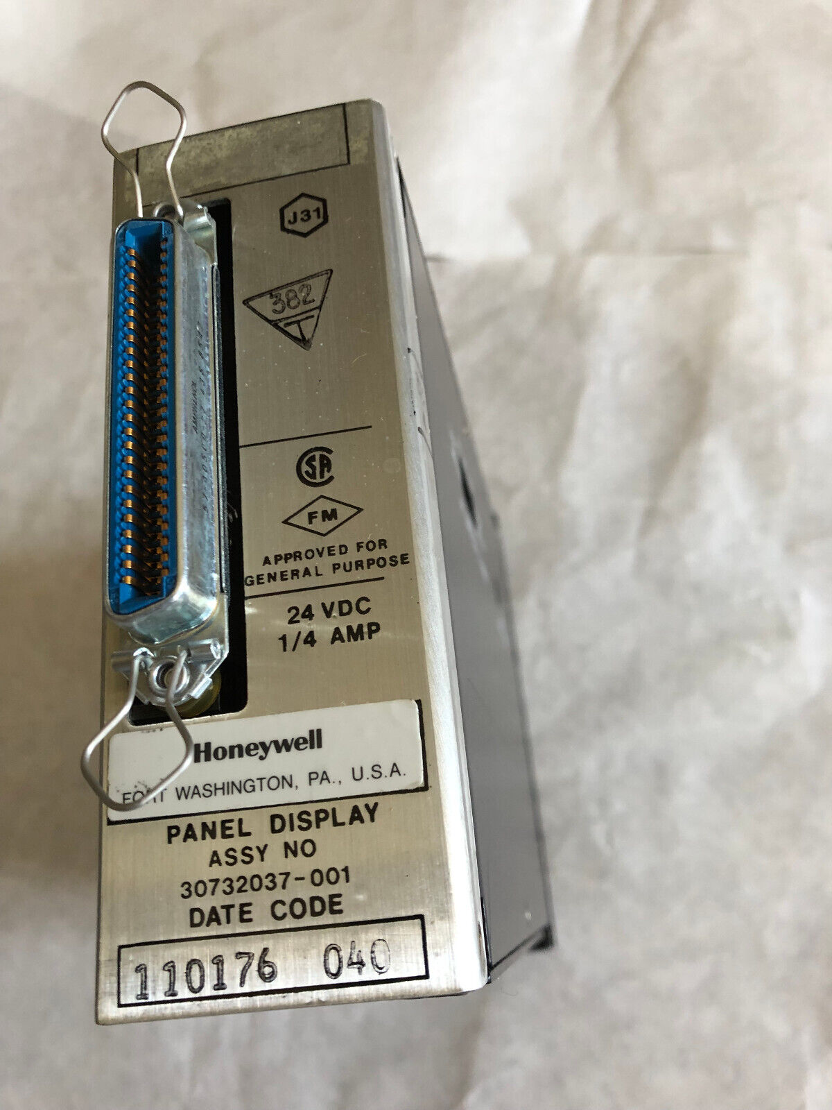 New Honeywell 30732037-001 Panel Display Module 24Vdc 1/4 Amp,30732037 001,Cx