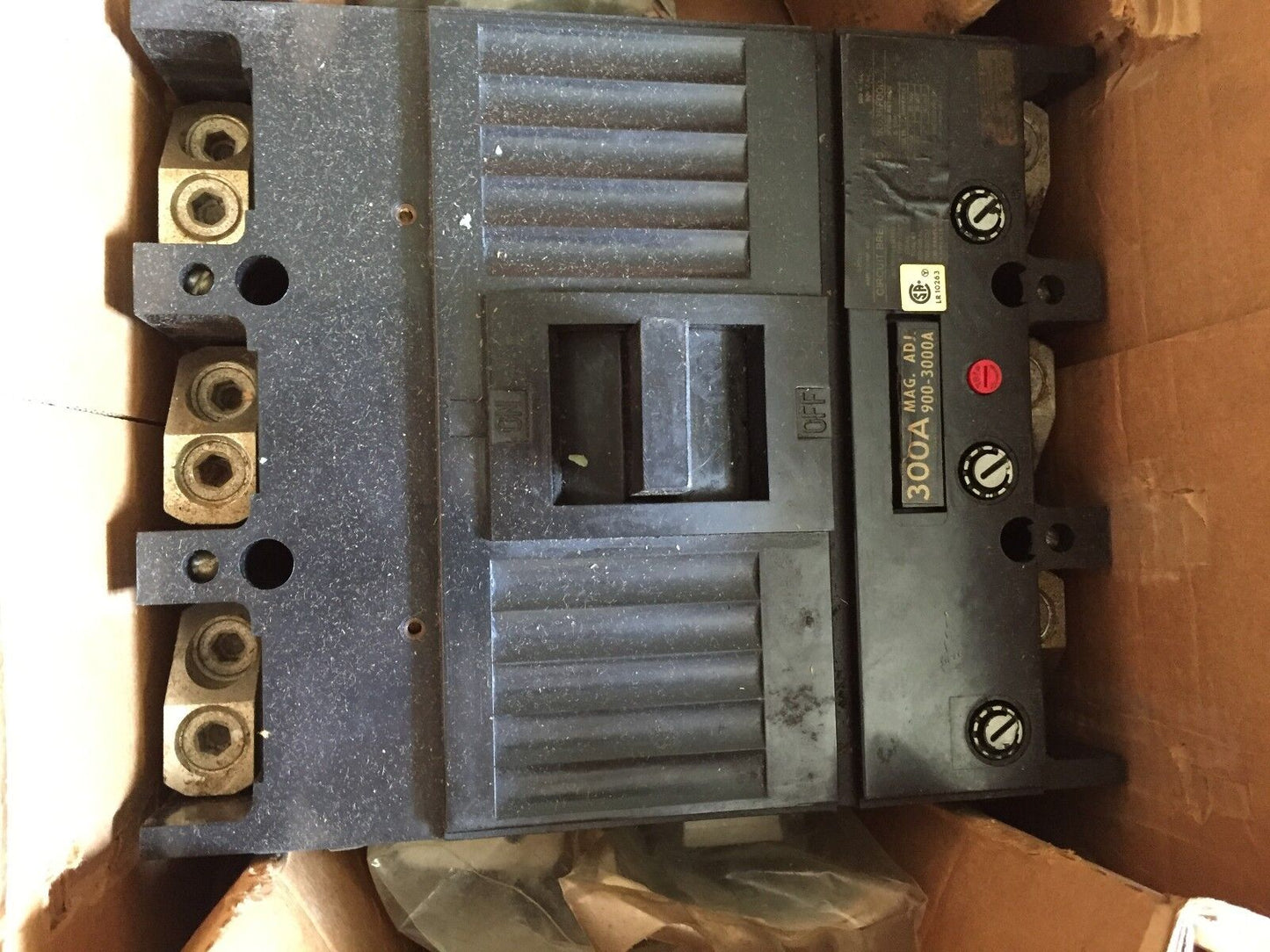 General Electric Tjk636f000 Circuit Breaker 300Amp 3-Pole 600Vac Tjk636300,Fa