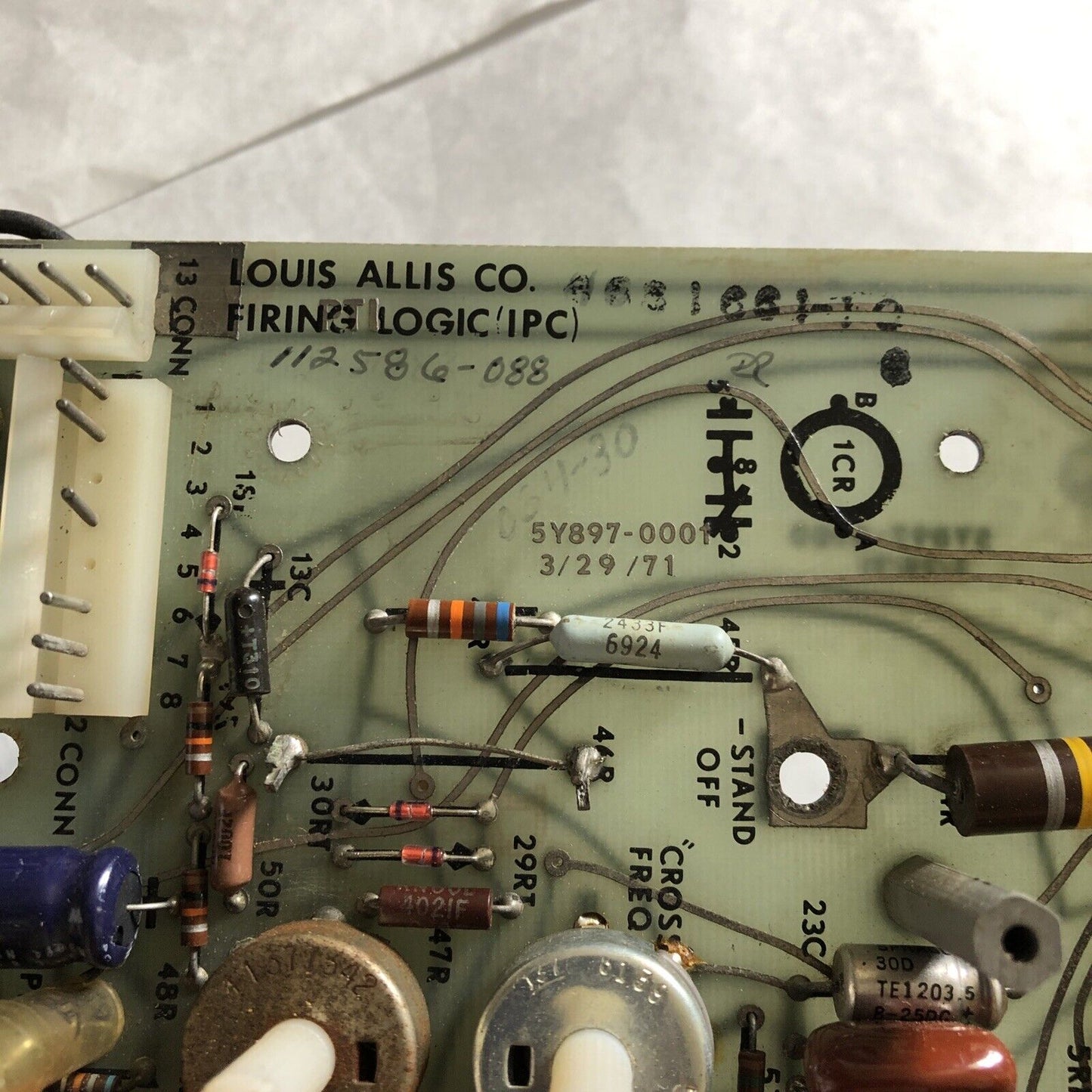 Louis Allis 5Y897-0001,Firing Logic, Magnetek 5Y897-0100, 46S166110,Ec