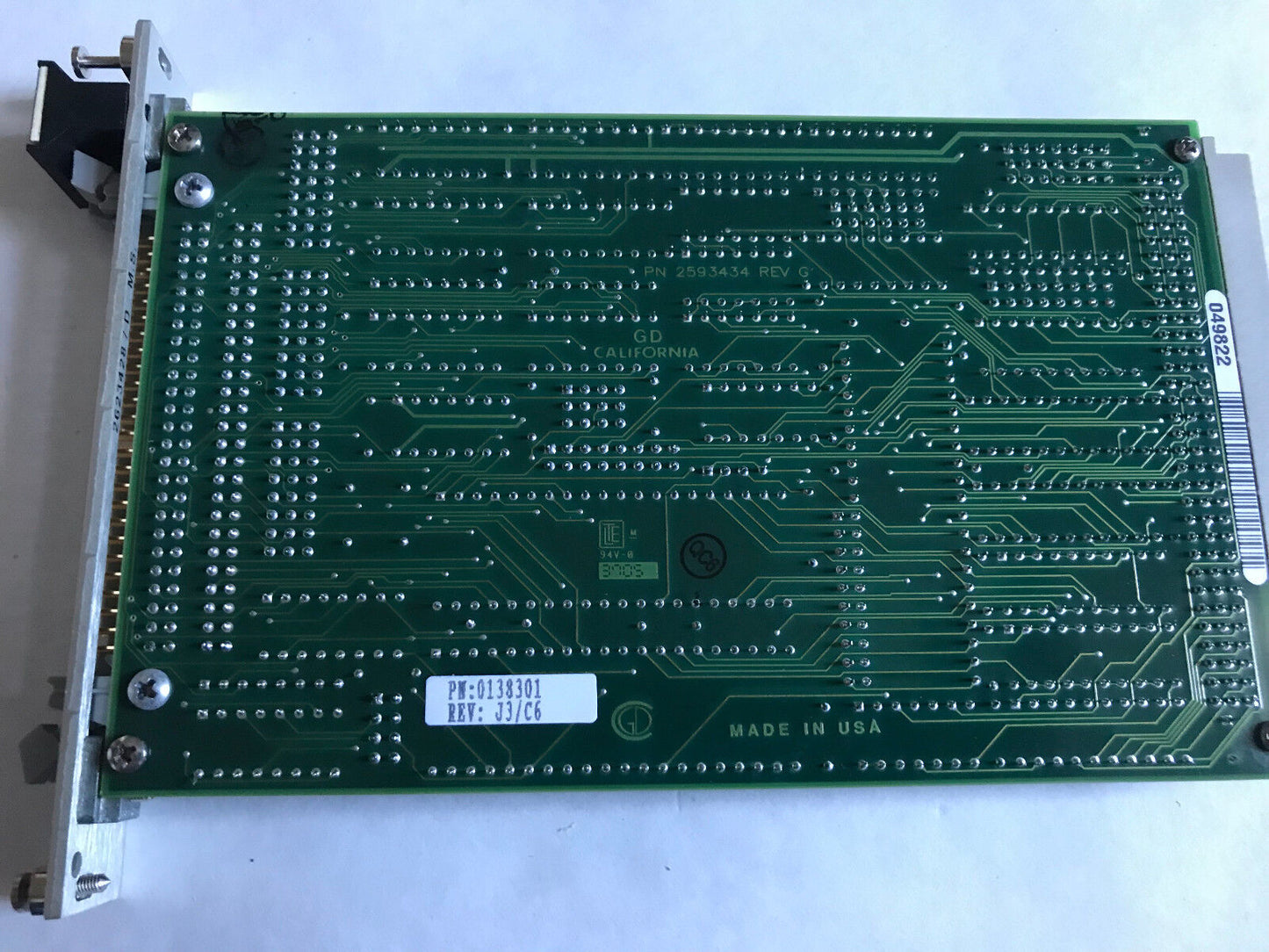 Bep 3007303,Bep 3007327,Mizar 0138301 Serial I/O Adapter,Bep 2593434 Rev G,Tl