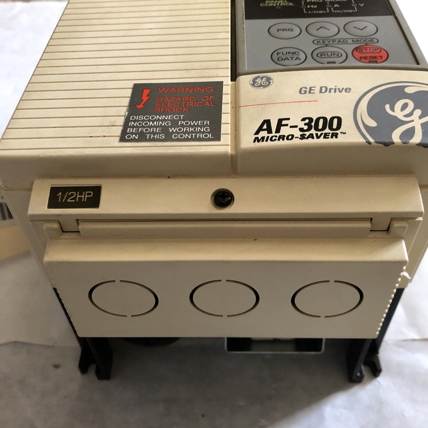 New G.E. 6Kaf343f50m$A1 Drive, 1/2Hp,3Ph,460V,Ge Drive Af-300 Micro,Af-300M$,Sj