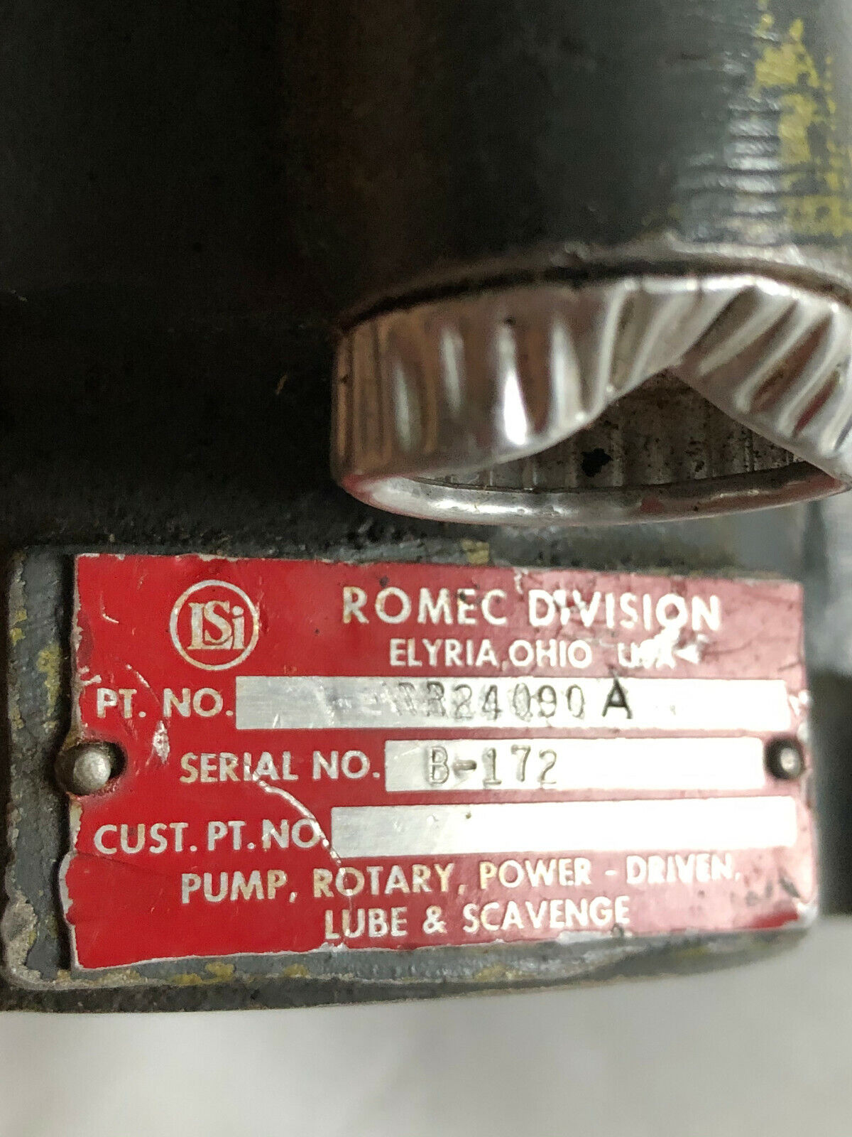 New Lear Romec Rr24090 A Airplane Engine-Driven Fuel Rotary Pump Scav Rr24155,Dl