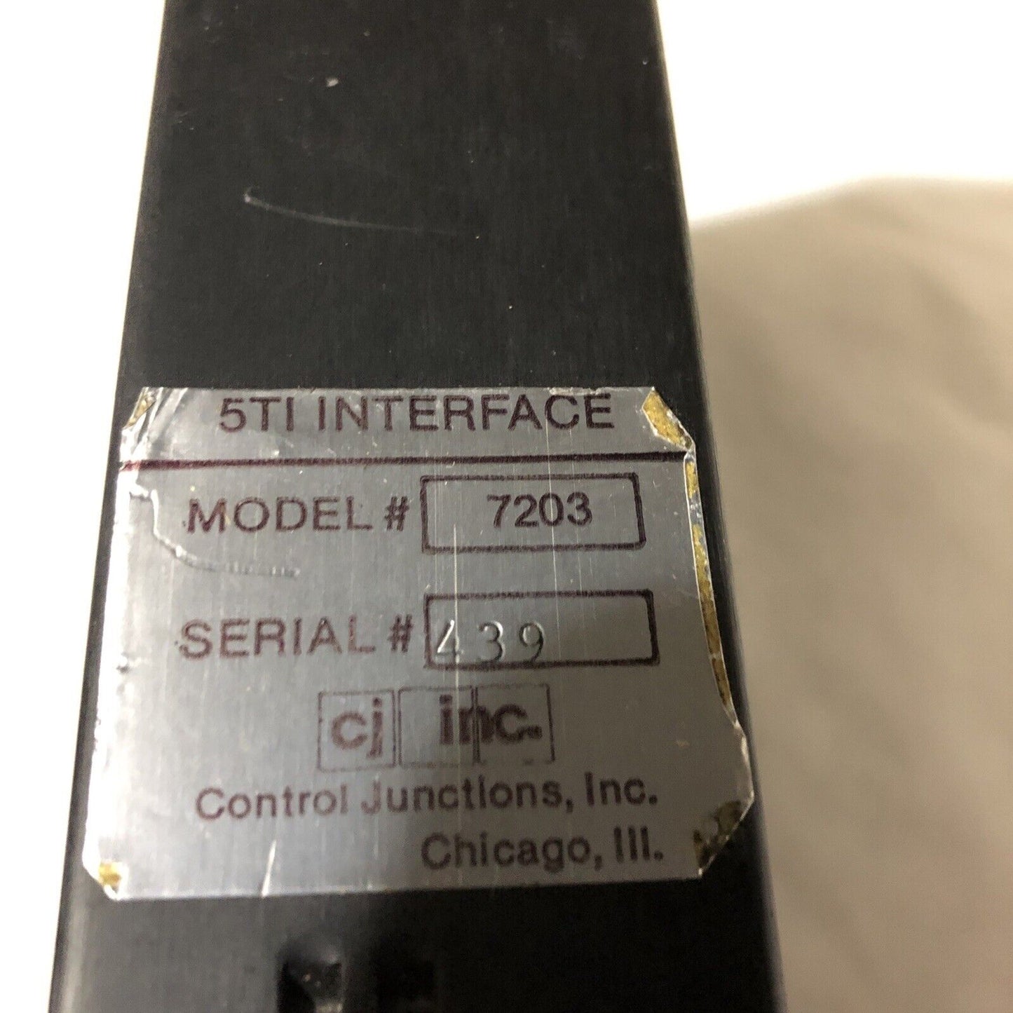 Control Junction 7203 Interface Module 5Ti Plc 500-7203,5Ti Interface 7203,By,Bo