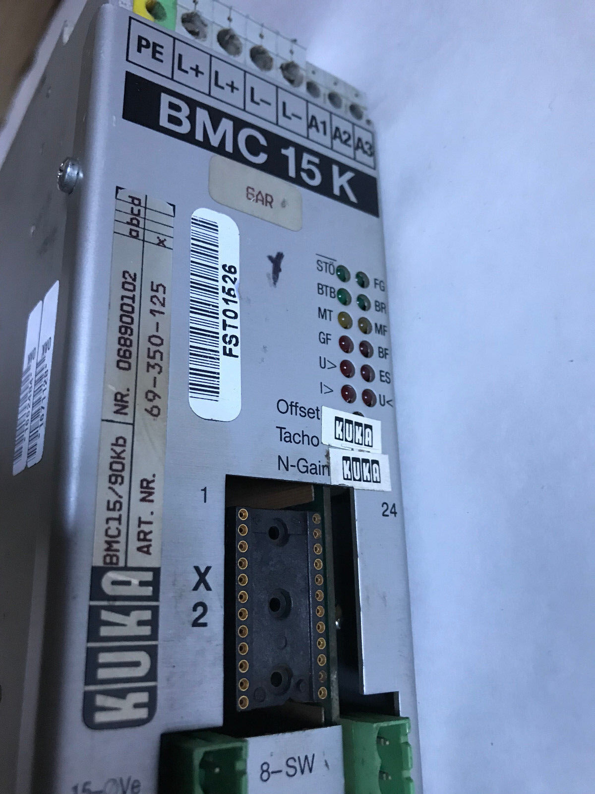 Kuka  Bmc-15/90Kb, Bmc 15 K ,69-350-125 Servo Drive,Fb,Sa