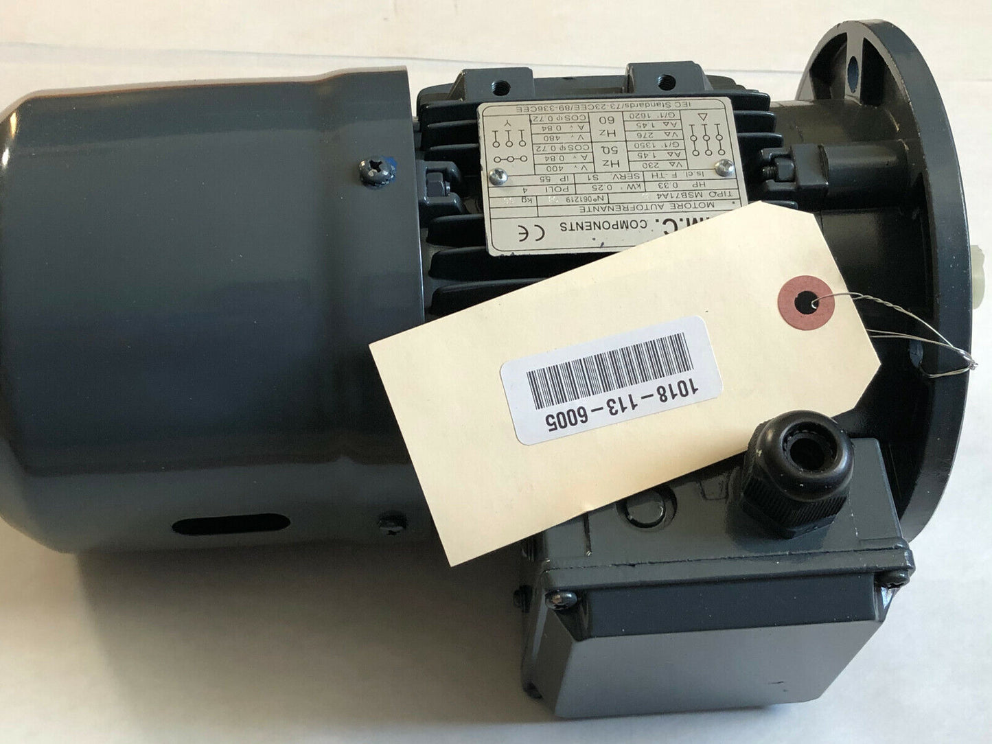 E.M.C. Msb71a4 Motor 230/400V .25Kw,0.33 Hp Components Motore Autofrenante,Sj