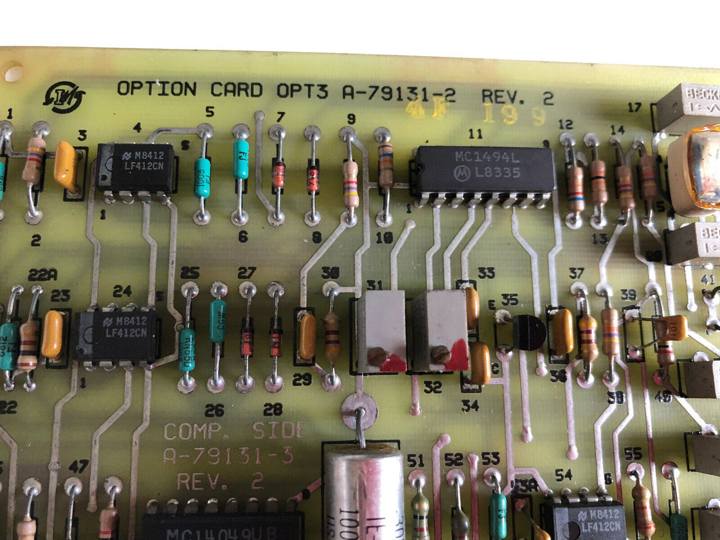 Kollmorgen Inland Motor Option Card A-79131-2  Rev 2, A-79131-3 Rev.2,Cg