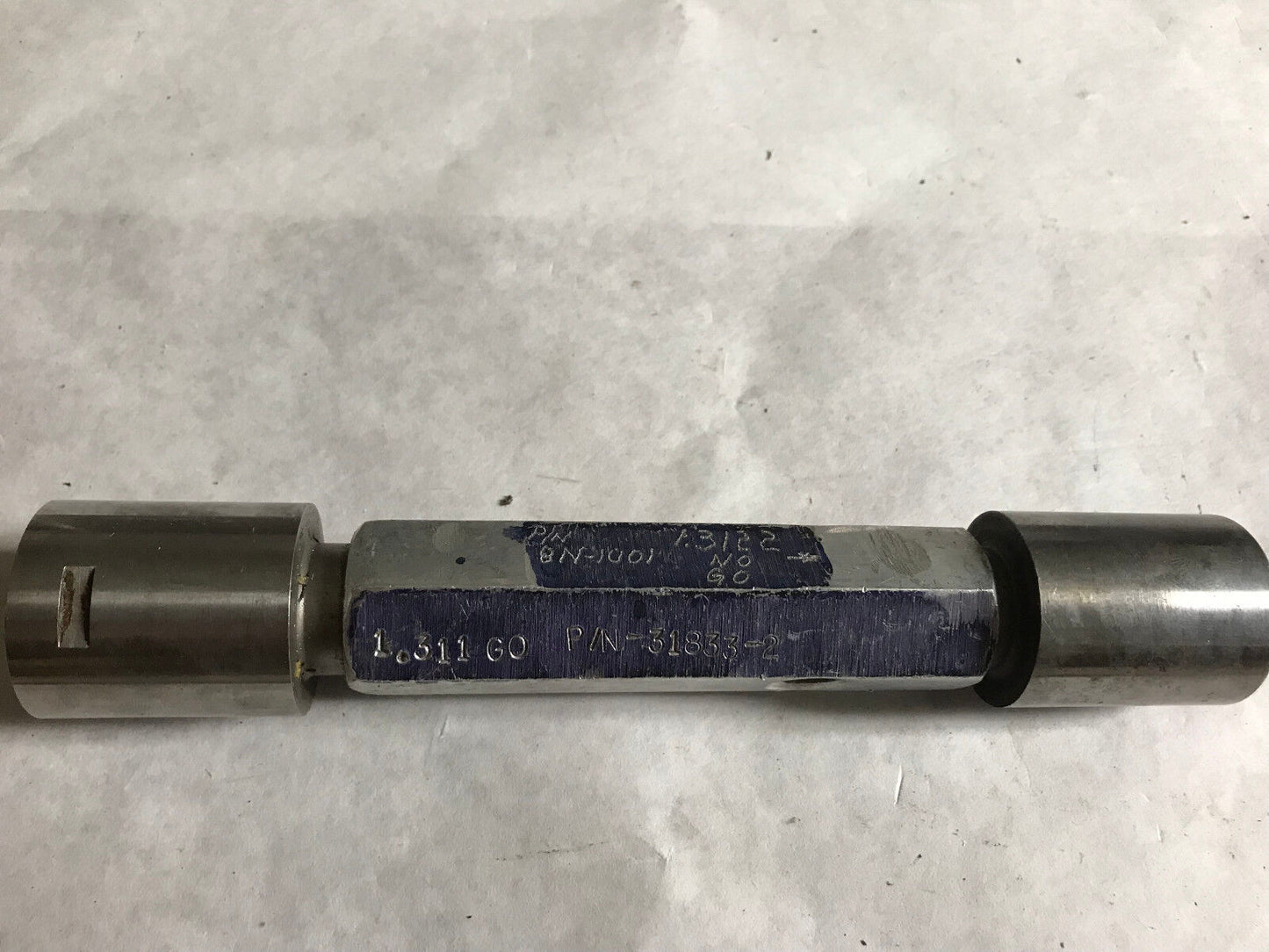 The Pipe Machinery Inspection Gage Go No Go Not Go  Plug Gage 1.311  1.3122,Et