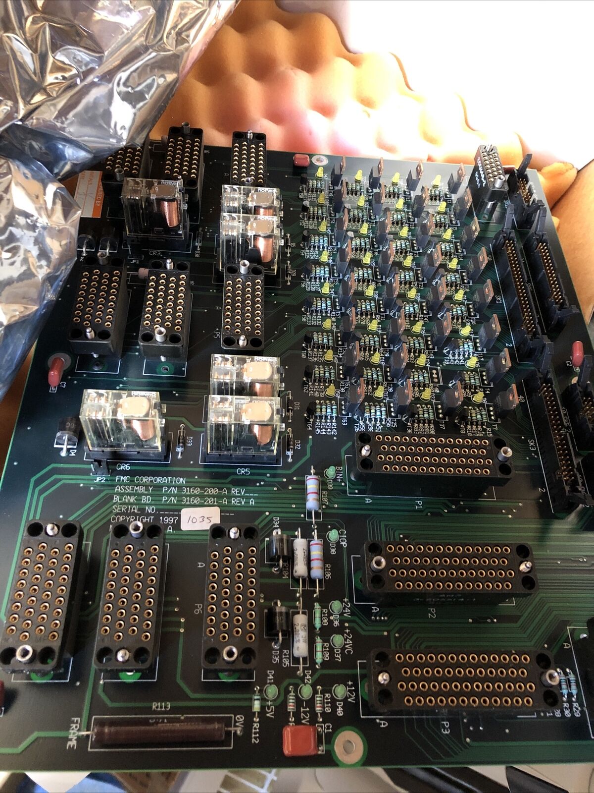 Fmc 3160-200-A Robotic Distribution 3160-201-A  Pcb Board Rci-M 94V0,Bo,Fl