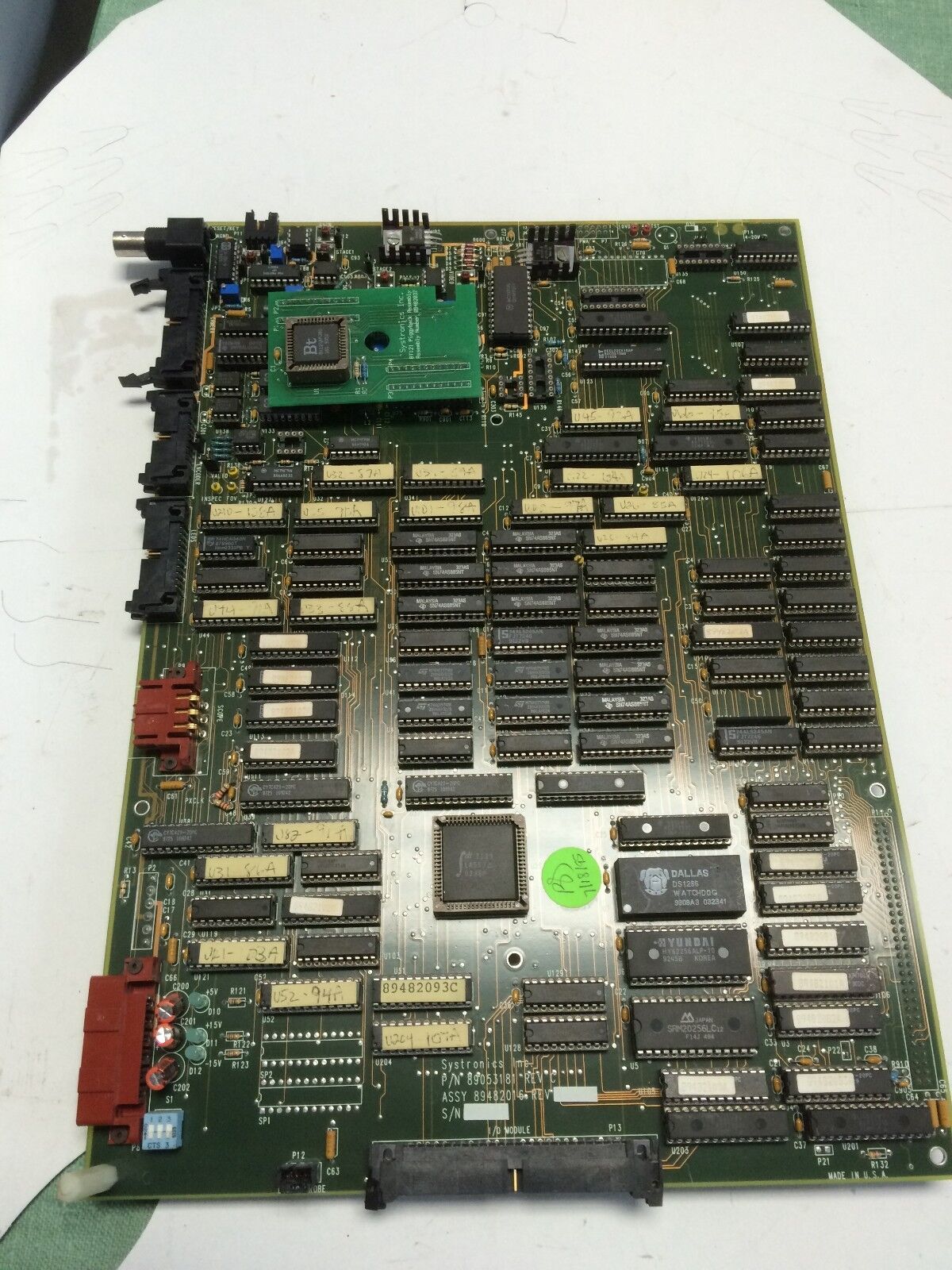 Systronics 89053181 Rec.C, 89482016  Circuit Board W/ 89482037 Bt121,Bv