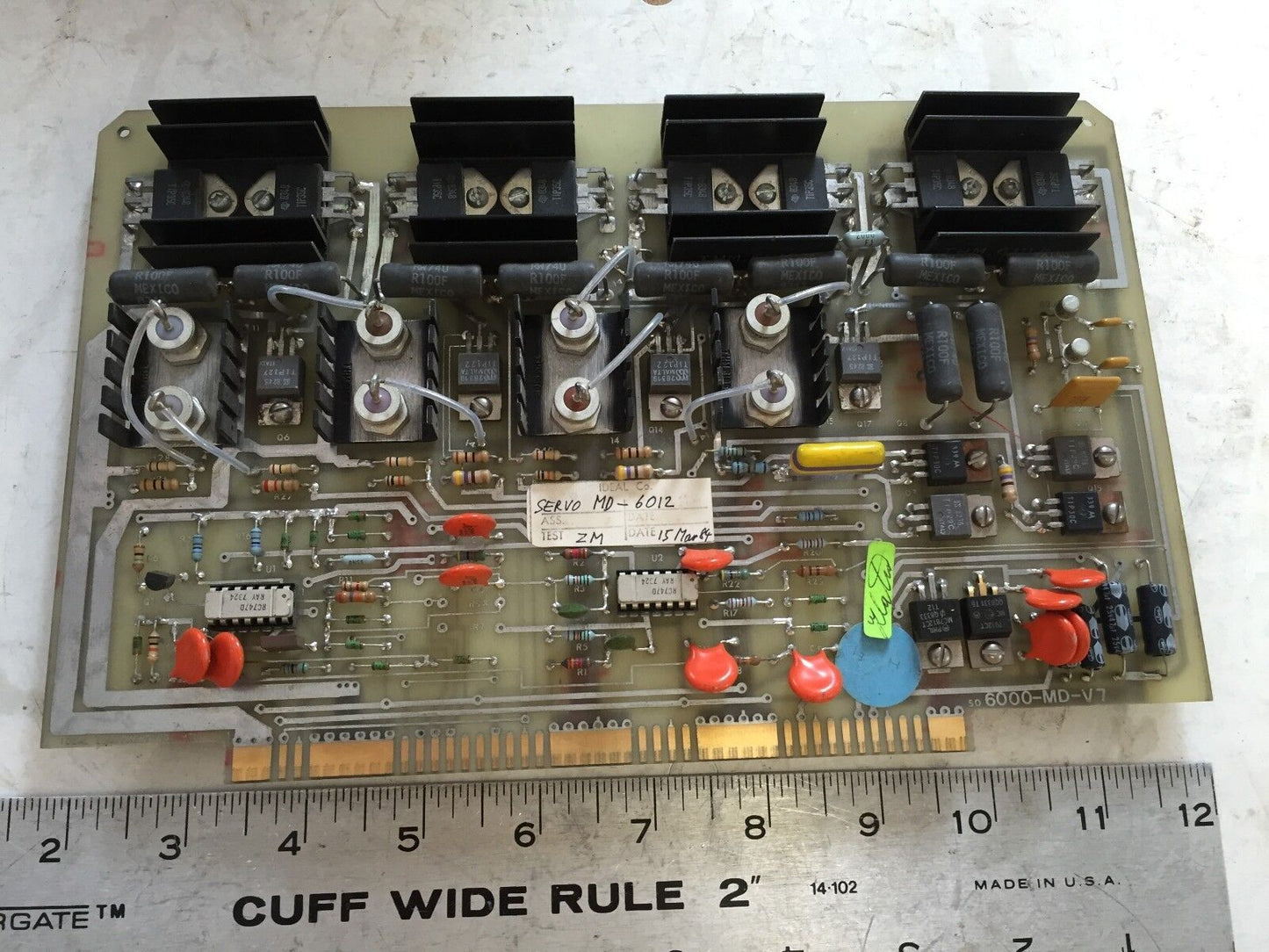 Ideal 6000-Md-V7,Servo Md-6012,50 6000-Md-V7,6012 Servo Equipment Board,Sa