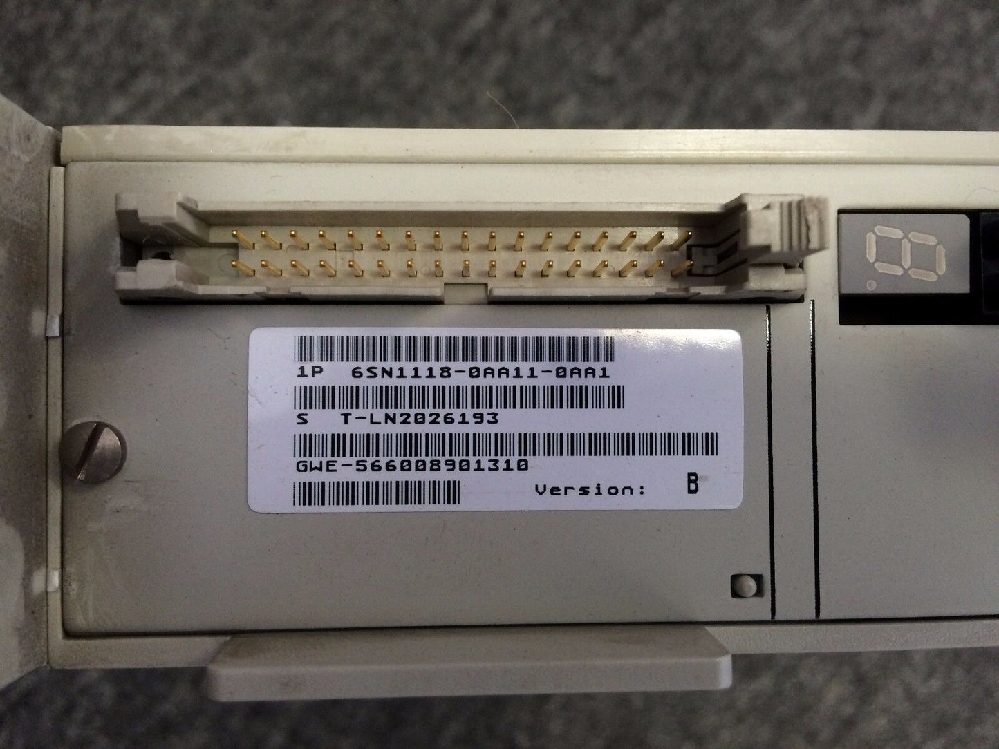 (Excellent) Siemens 6Sn1123-1Aa00-0Ha1 Simodrive Lt-Module 6Sn1118-0Aa11-0Aa1,Eb