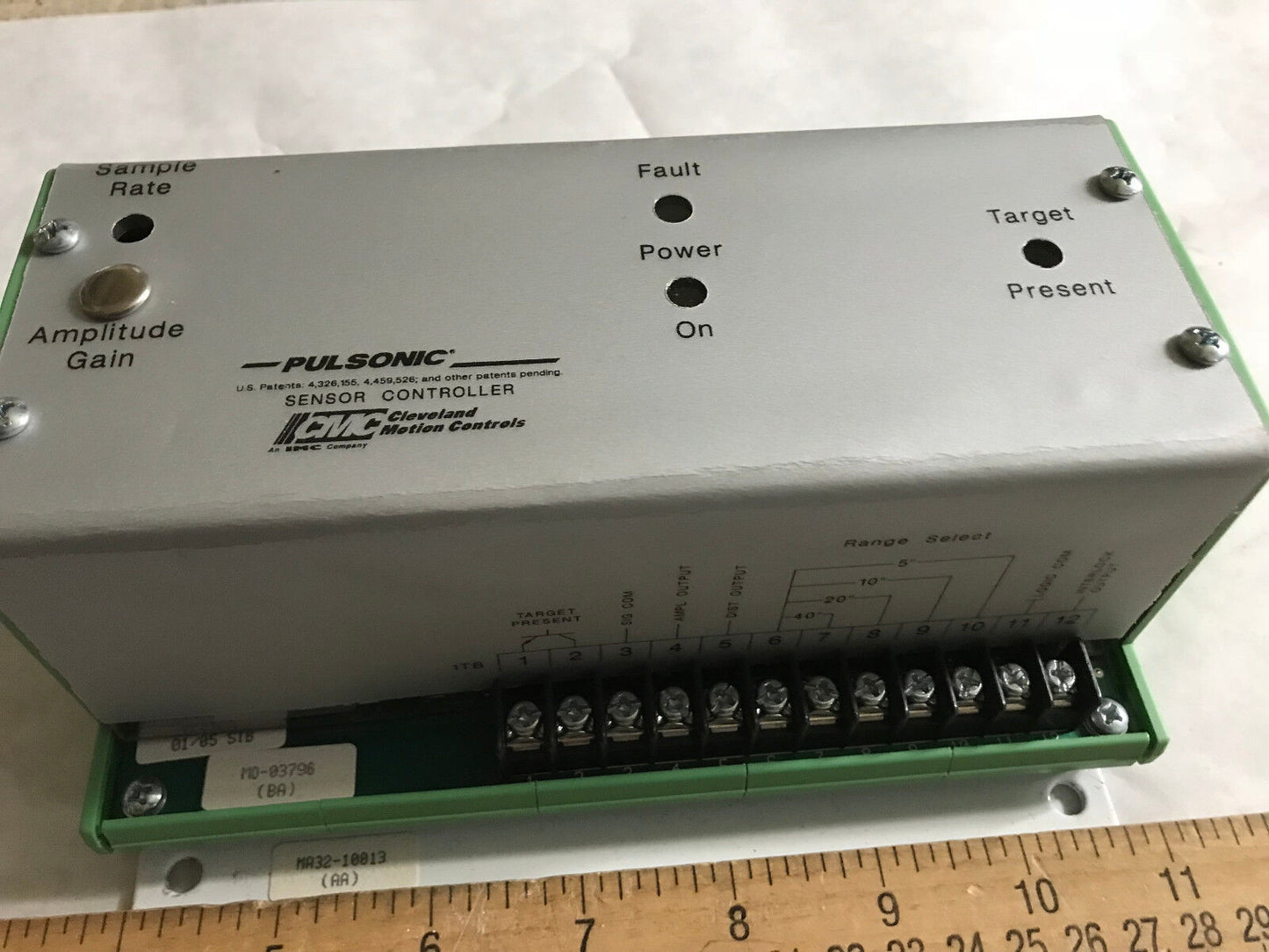 New Itw Pulsonic 10-Mp Sensor Controller Micro-Poise Cmc Pulsonic 10-Mp,Eo