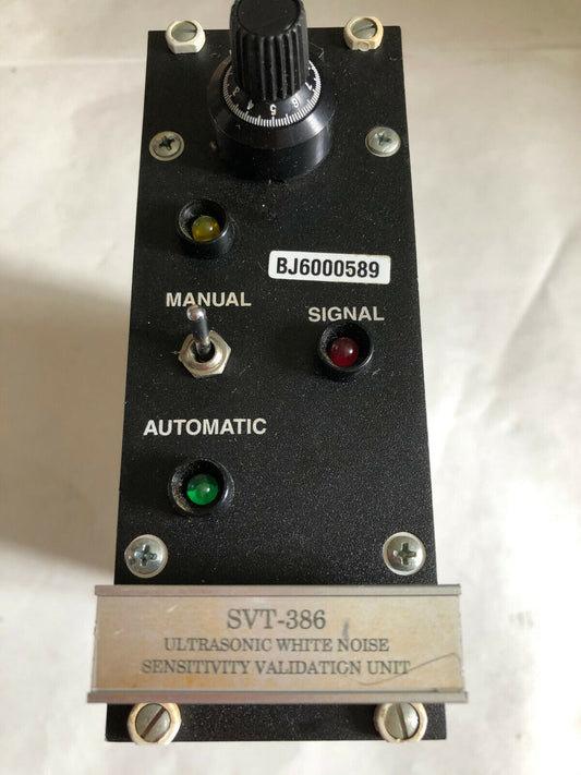 Svt-386 Ultrasonic White Noise Sensitivity Validation Unit Bj6000589,Ew