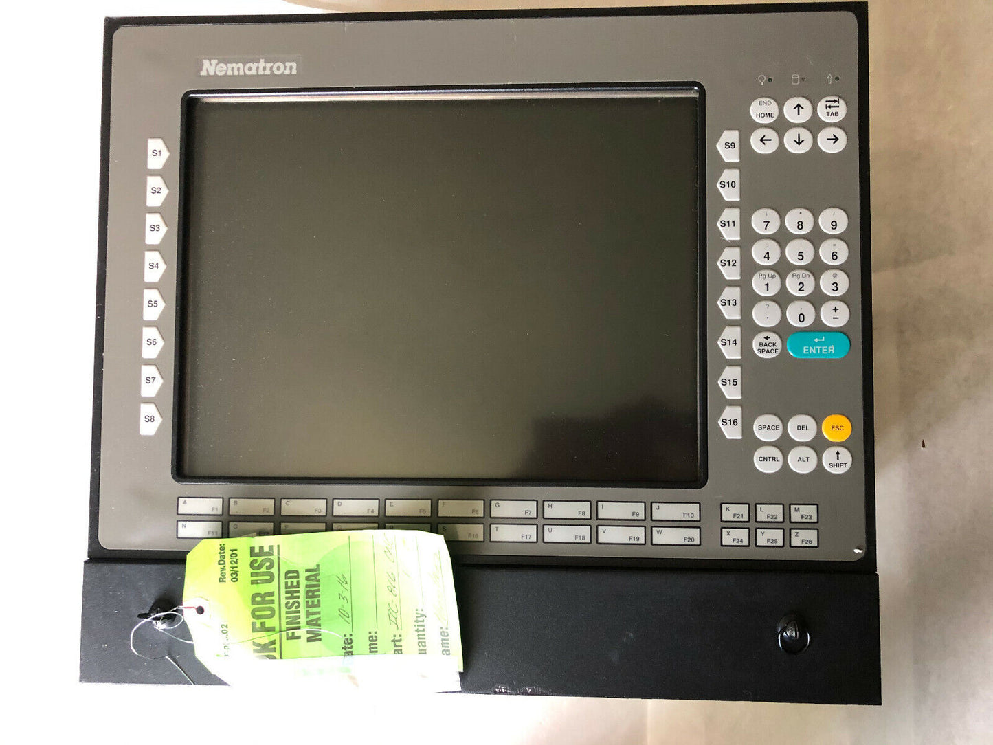 Nematron Icc-8L6-Cnc-850 Operators Pc Control Panel,Ti