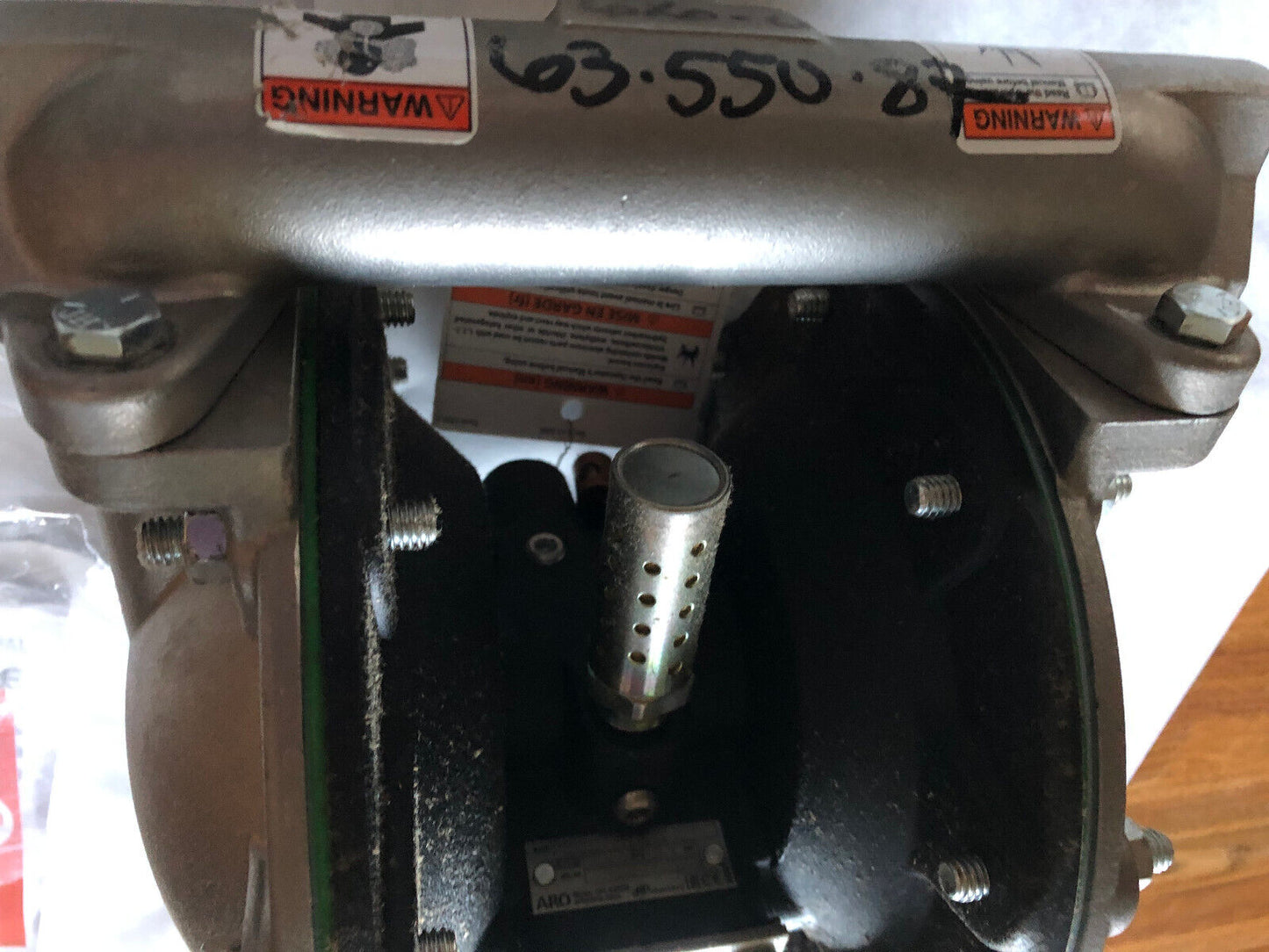 New Aro 666101-244-C 1" Metal Diaphragm Pump. 120Psig,66610T-244-C,666101 244,Al