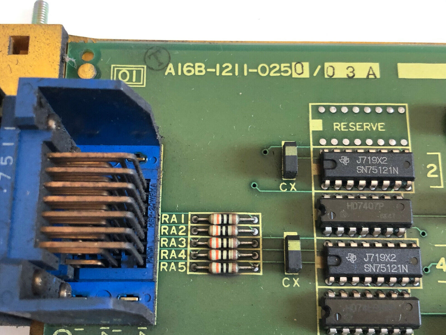 Fanuc A16b-1211-0250 / 03A Crt/Mdi Int. Board,A16b-1211-025,Cf