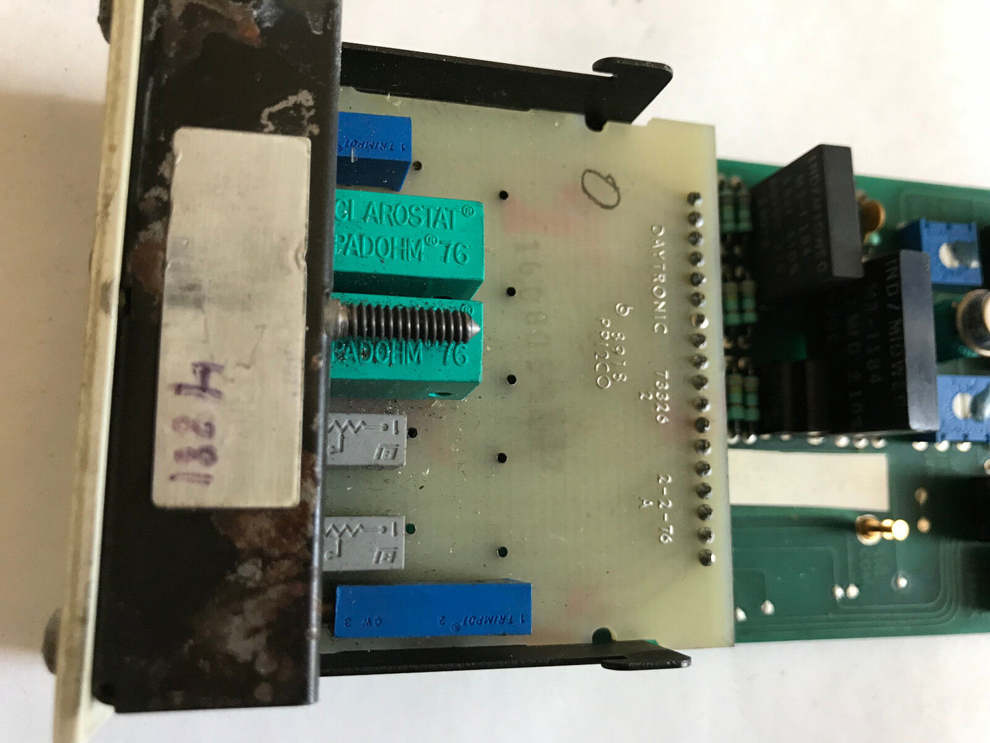 Daytronic 9130X4 Lvdt Conditioner Mask 73496 Daytronic 73326,73277,79448,Cs