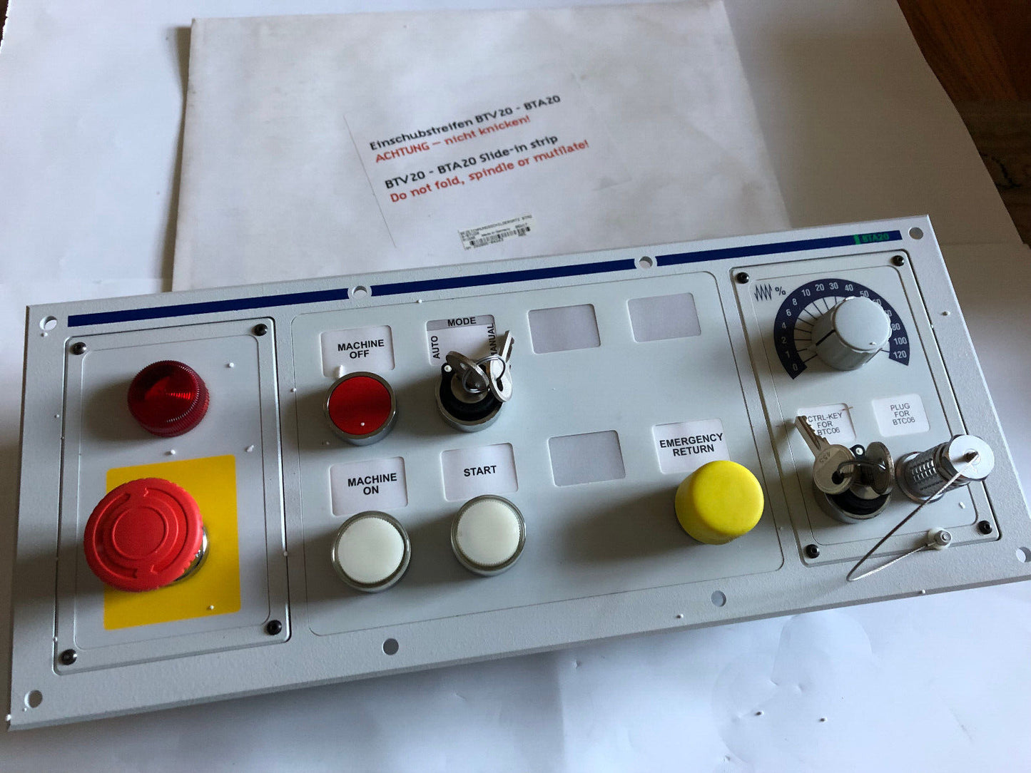 New Rexroth R911284935 Operator Panel,Rexroth Bta20.3-Na-Zp-Va-Bs,Ea,Eh