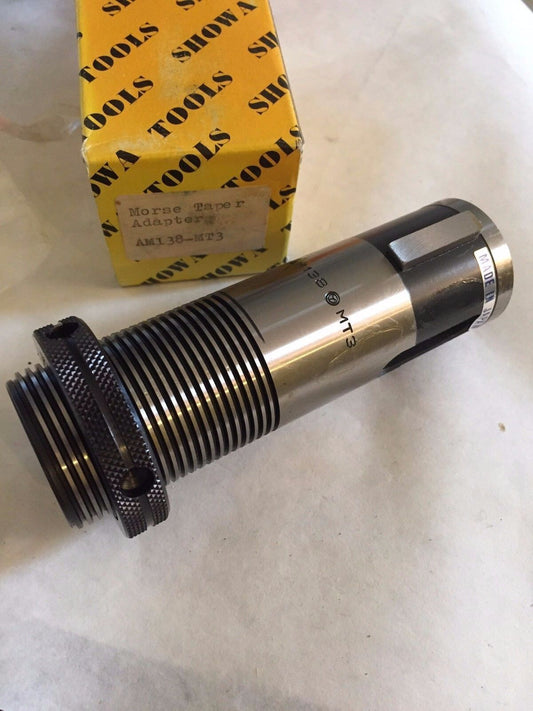 New Showa Am138-Mt3 #3 Morse Taper Adapter Dapra,Ay