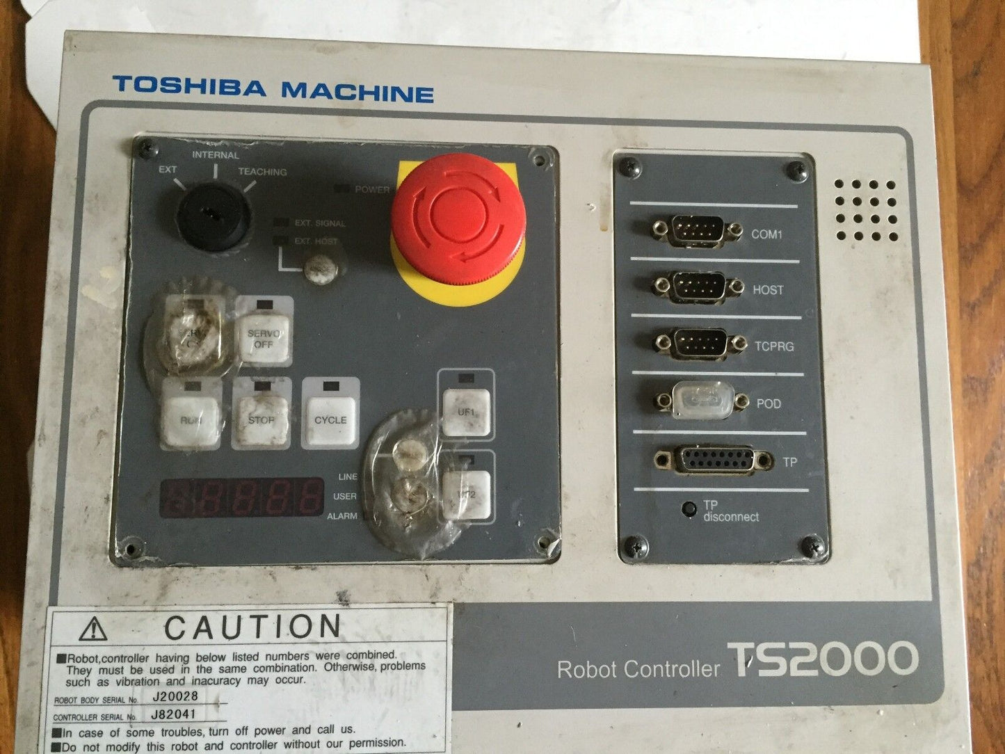 Toshiba Machine Ts2000, Robot Controller Ts2000,(Missed Some Screws) ,Cg