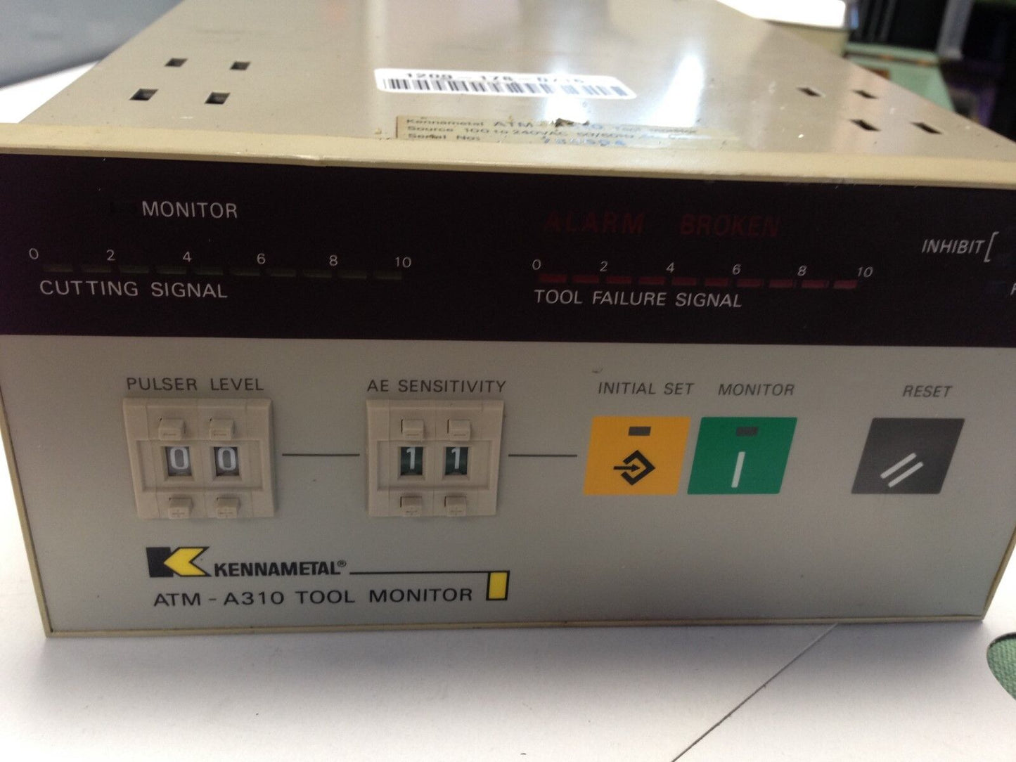 Kennametal Atm-A310 Tool Monitor,100-240 Vac,Dh