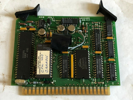 Acrison Cpu-1,P.C.-G,115-0427,Md Ii Plc Control Board Md-2-7 Cpu I,Ar