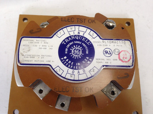 Ge 9L10mac113  General Electric Surge Supressor 960 Joules Per Phase 120,Fk