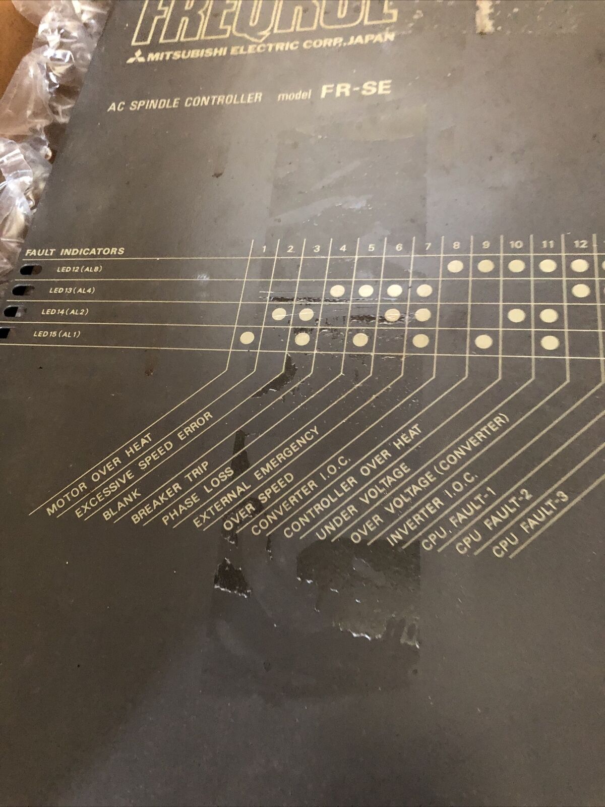 Mitsubishi Fr-Se-2-3.7K-F,Freqrol Fr-Se,Ac Spindle Controller,Fr-Se-2-37K-F,Br
