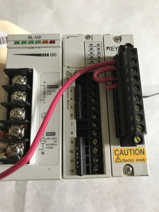 Keyence Safety Power Supply Interface Control Sl-U2,Sl-R11,Op-42365,Sf