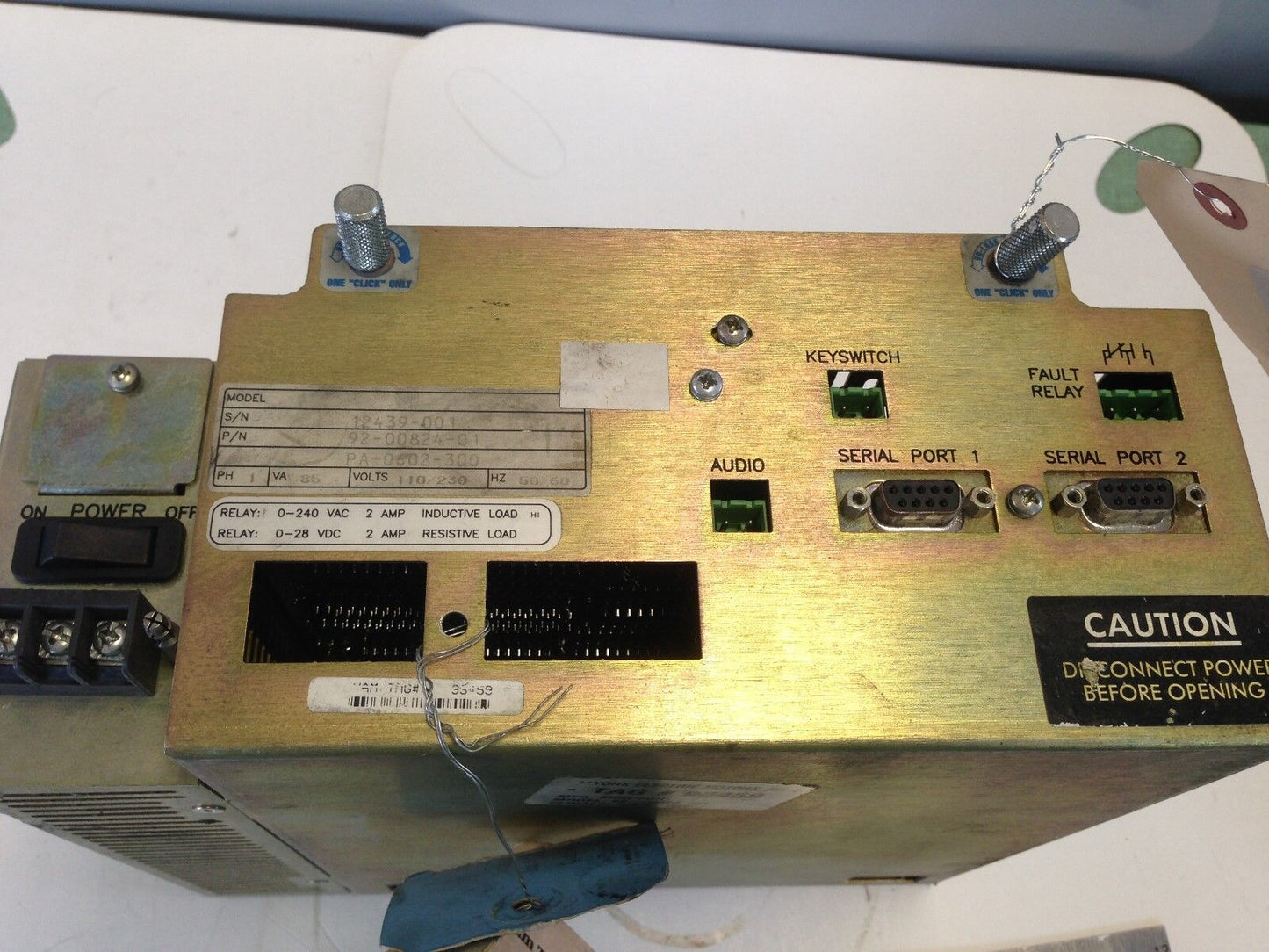 Modicon 92-00824-01,Aeg Mm-Pm22-300, Interface Panel Power Supply 73560 3L77,Si