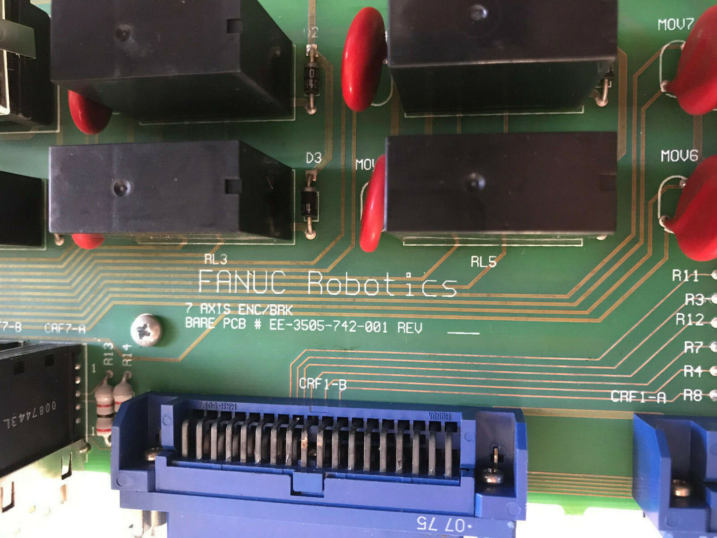 Fanuc Ee-3505-761-002,Ee-3505-742-001,Ee3505751,7+3 Axis Encoder/Brake Module,Sn