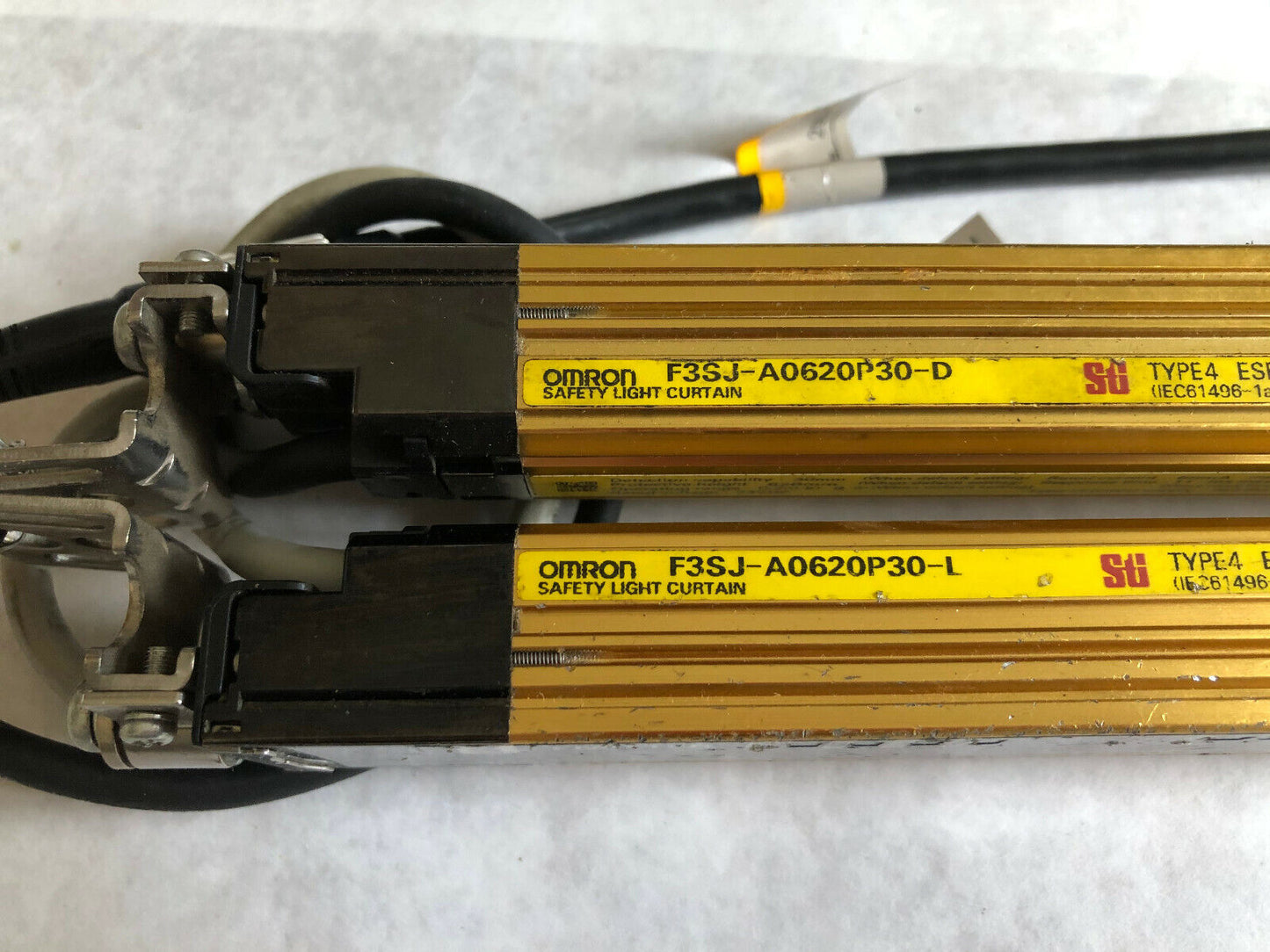 Omron F3sj-A0620p30-L Light Transmitter F3sj-A0620p30-D Receiver,Sti Espe,En