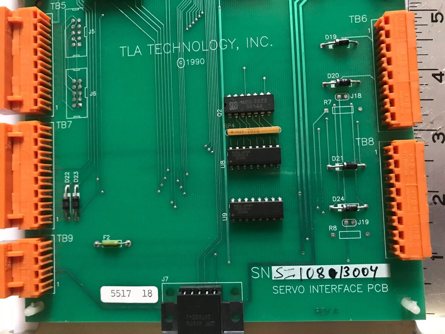 Tla Technology Servo Interface Pcb,Schlumberger 5517 18,X/Y Interface  Board,Ei