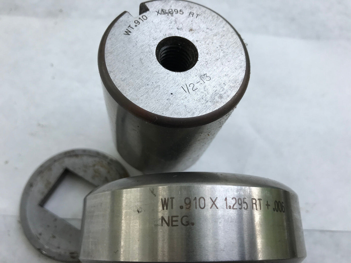 Wilson Rectangle Punch Die Wt.910X01.295 Rt 1/2-1.3,Tg