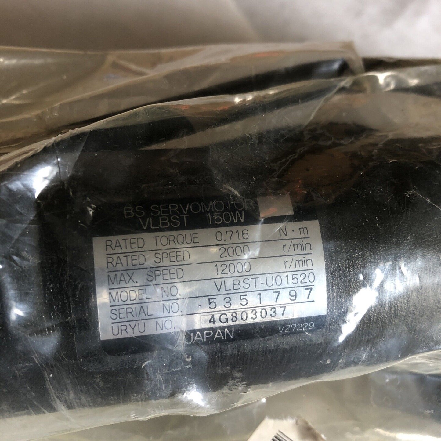 Uryu Unr-F050-630N,Tm-085,Vlbst-U01520 Nut Runner,Cal850,Bs Vlbst Servo Motor,Td