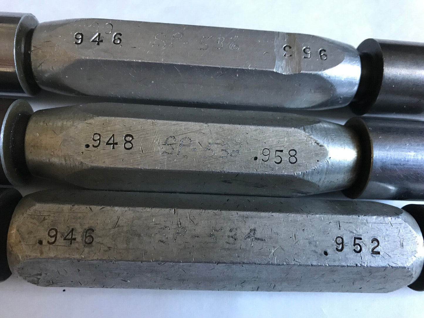 Lot The Pipe Machinery Go No Go Plug Gage .946,.952,.953,.946,.948,.958,Sa