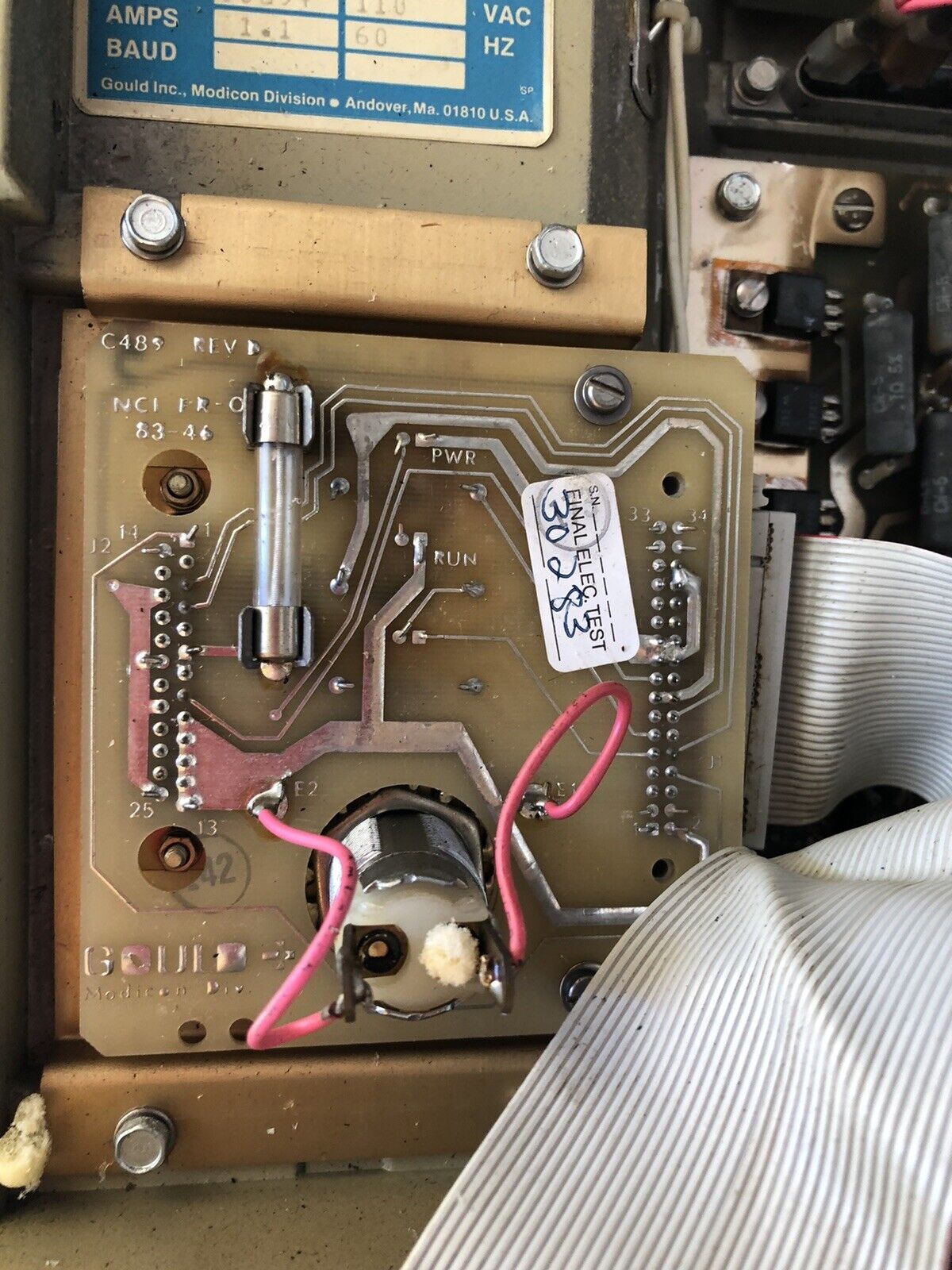Gould As-P484-600 Power Supply S484 Modicon 484 Controller Plc,Dh